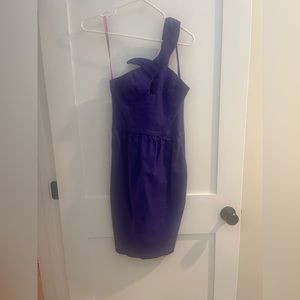 French Connection Purple One Shoulder Dress